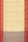 LIGHT YELLOW and PURPLE FLORAL JAAL WARM SILK Saree with BANARASI FANCY