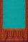 TEAL and MAROON BUTTIS VISCOSE SILK Saree with BANARASI FANCY