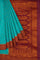 TEAL and MAROON BUTTIS VISCOSE SILK Saree with BANARASI FANCY