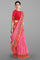 LIGHT PINK and MAGENTA BUTTIS SILK Saree with BANARASI