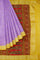 LAVENDER and YELLOW BUTTIS SILK Saree with FANCY