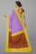 LAVENDER and YELLOW BUTTIS SILK Saree with FANCY