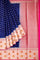 NAVY BLUE and MAGENTA BUTTIS SILK Saree with FANCY