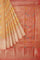 COPPER and DUSTY PINK FLORALS TISSUE SILK Saree with FANCY