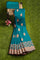 RAMA GREEN and GOLD BUTTIS SILK BLEND Saree with SEMI PATTU