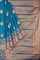 ROYAL BLUE and GOLD BUTTIS SILK BLEND Saree with SEMI PATTU