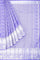 LIGHT PURPLE and SILVER FLORAL JAAL SILK BLEND Saree with SEMI PATTU