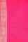 BLUE and DARK PINK BROCADE SILK Saree with BANARASI FANCY