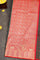 DARK GREEN and RED BROCADE SILK Saree with BANARASI FANCY