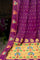 Gadwal Silk Buttis Wine Saree