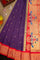 Paithani Silk Buttis Violet Saree