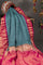 Bandhani Silk Grey Saree