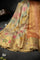 Fancy Tussar Checks Cream Saree