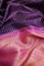 Kancheepuram Silk Checks Violet Saree