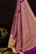 Kancheepuram Silk Purple Saree