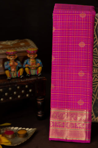 Kancheepuram Silk Purple Saree