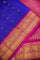 Gadwal Silk Royal Blue Saree