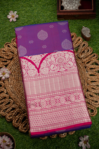 Coimbatore Silk Purple Saree