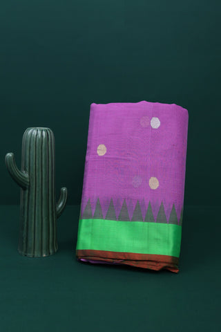 Khaadi Cotton Purple Saree