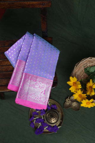 Venkatagiri Silk Dual Colour Saree