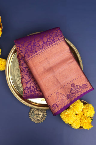 Coimbatore Silk Purple Saree