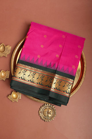 Narayanpet Silk Pink Saree