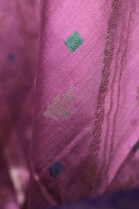 Chiniya Silk Pink Saree