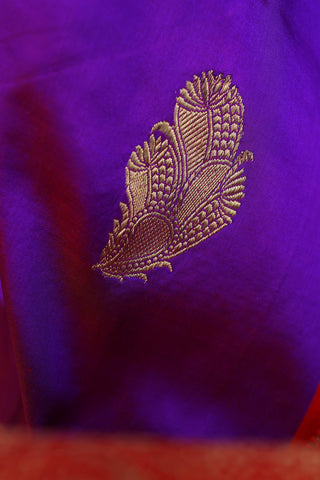 Banarasi Silk Purple Saree