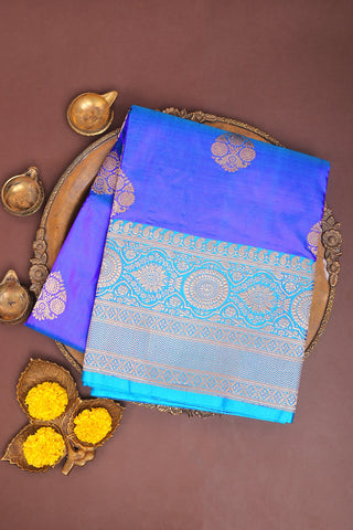 Banarasi Silk Blue Saree