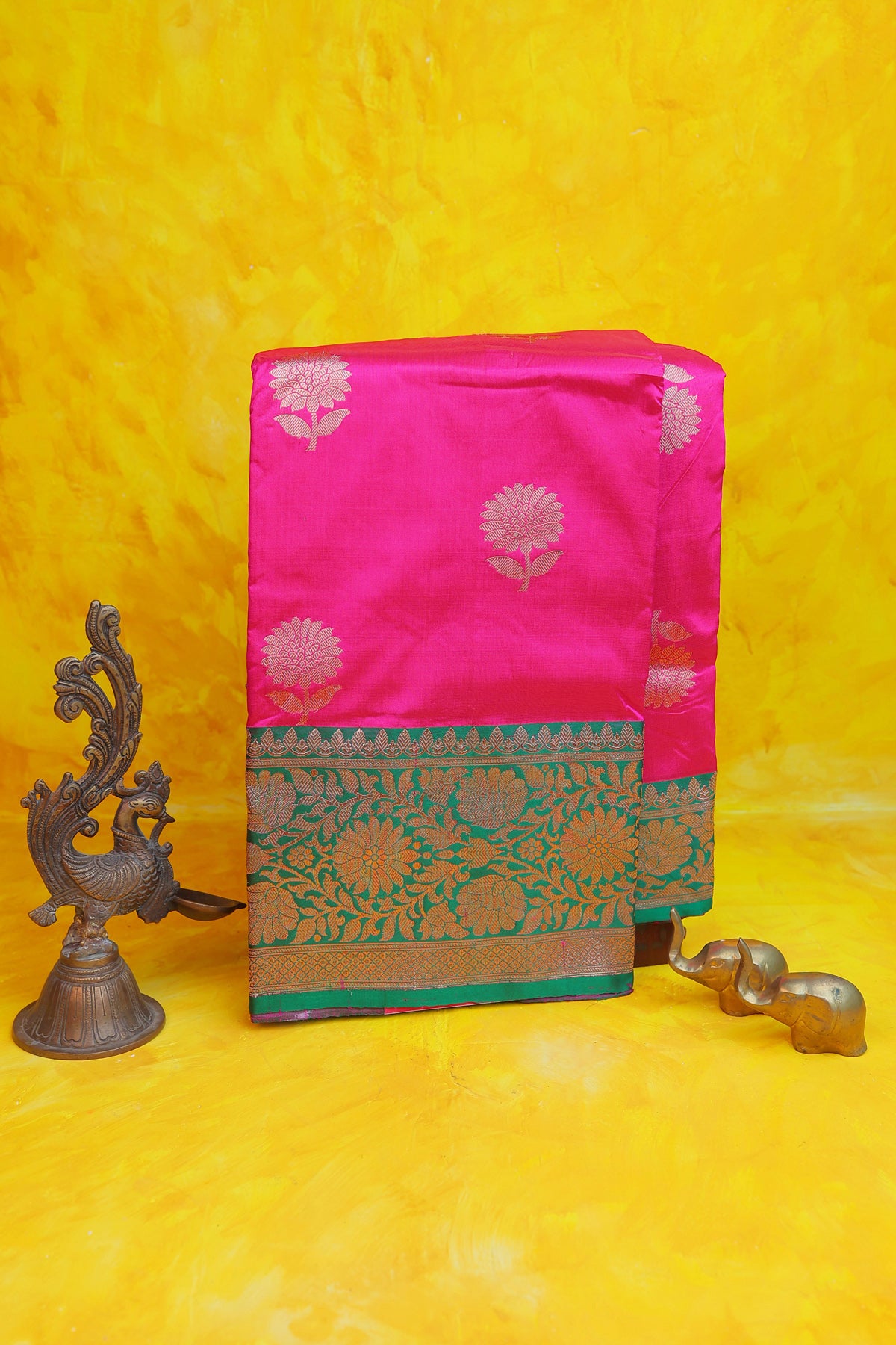 Banarasi Silk Pink Saree