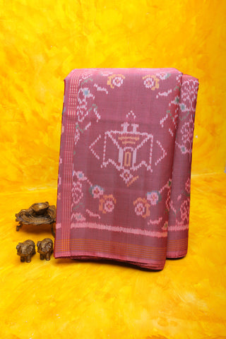 Patola Silk Onion Pink Saree