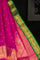 Gadwal Silk Buttis Magenta Saree