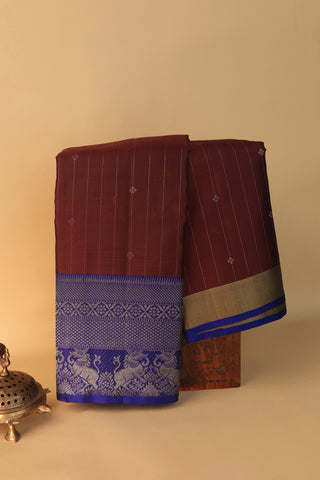 Coimbatore Silk Maroon Saree