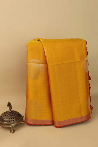 Coimbatore Silk Mustard Saree