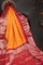 Tangy Orange Kanchi Bandhani Silk Saree