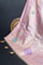 Gadwal Silk Baby Pink Saree