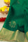 Matka Silk Dark Green Saree