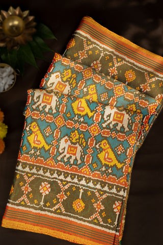 Patola Silk Multi-Colour Saree