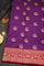 Banarasi Kathan Silk Purple Saree