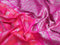 Venkatagiri silk saree dual shade of pinkish orange and pink with allover silver zari weaves and long rich silver zari woven border
