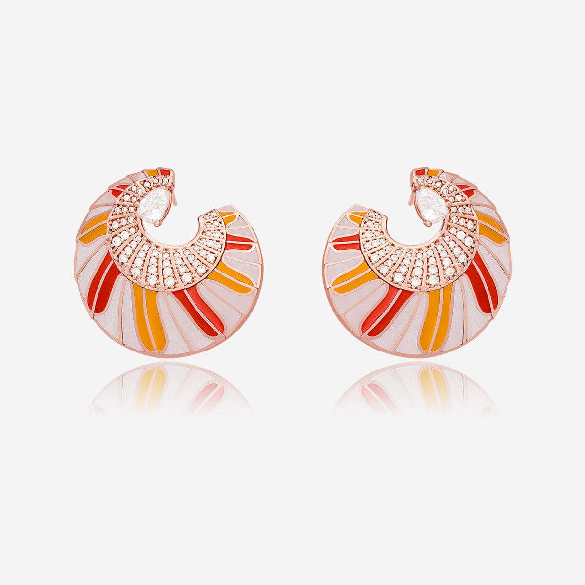 Meenakari  Zircon Earring 169725