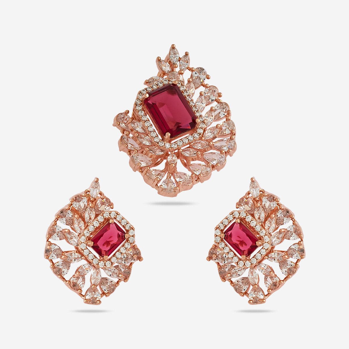 Zircon Pendant Earring 169480