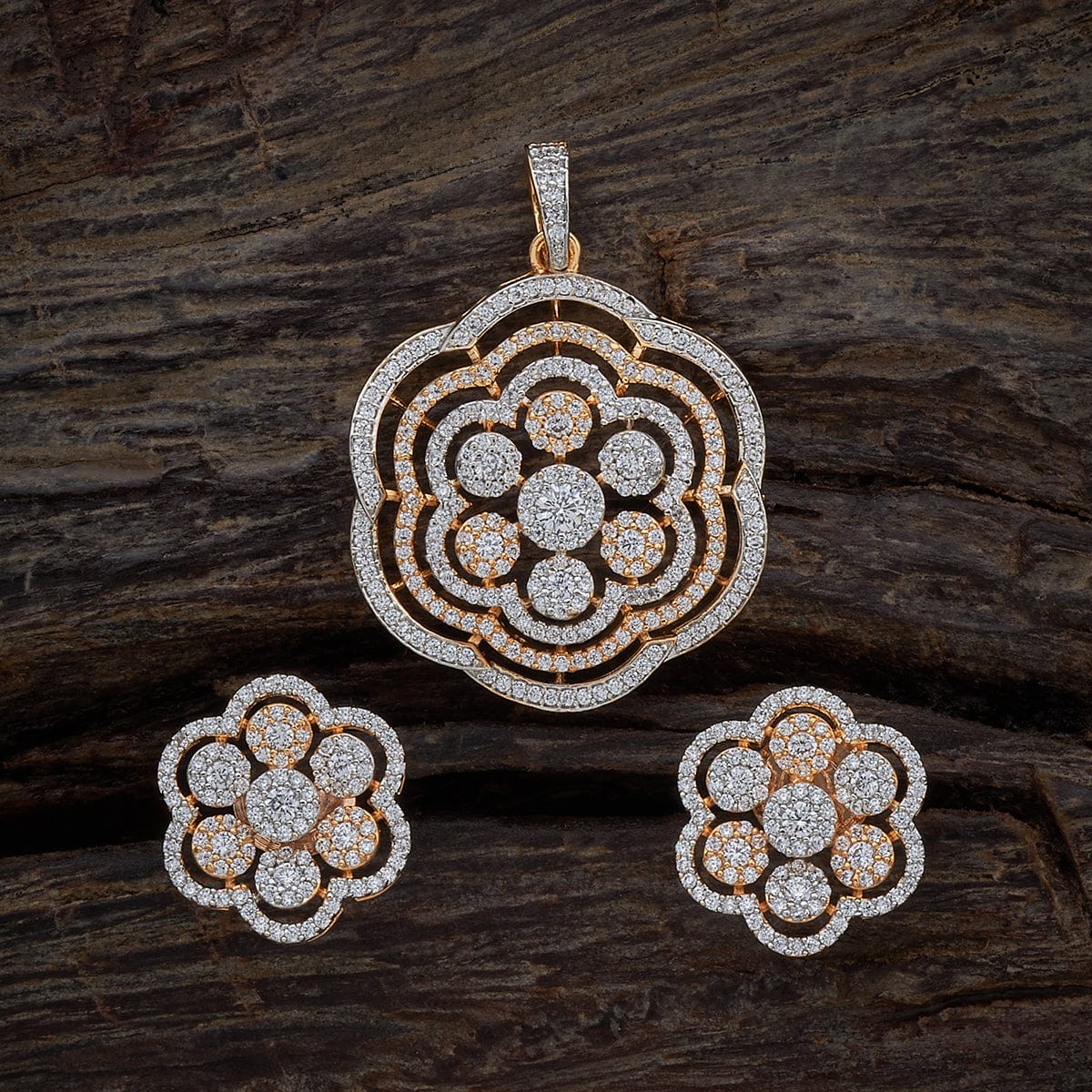 Zircon Pendant Earring 169477