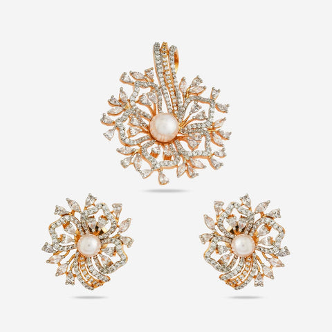 Zircon Pendant Earring 169478