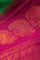Mandir Sea Green & Magenta Gadwal Buttis Saree
